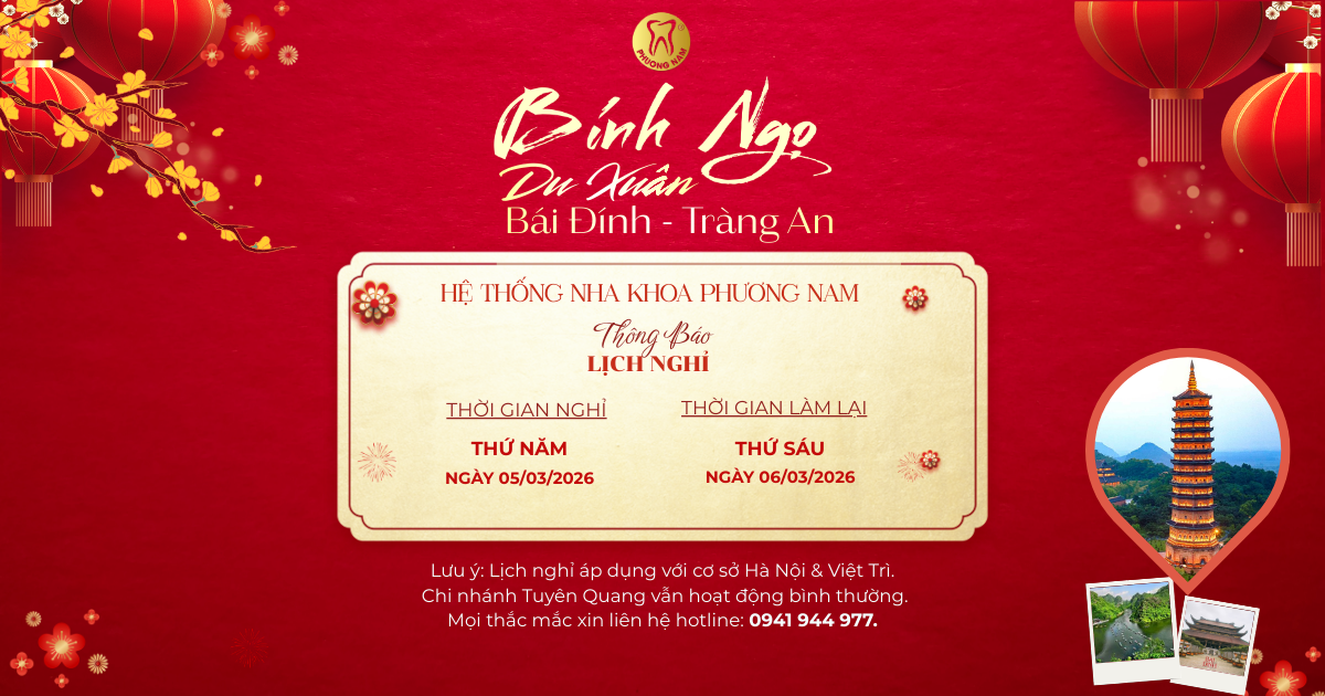 Thông báo lịch nghỉ du xuân